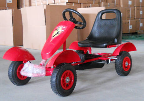 kart a pedales rojo