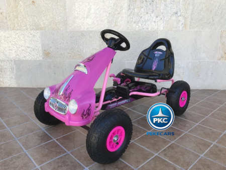 Kart a pedales flame rojo Pekecars