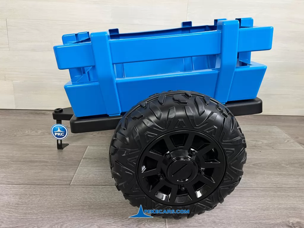 Remolque Tractor Peketrac 5200 Azul Vista Lateral