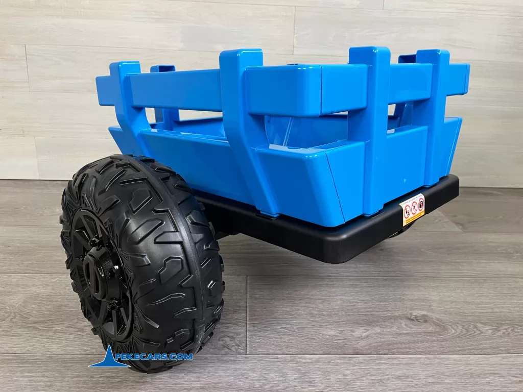 Remolque Tractor Peketrac 5200 Azul Vista Derecha