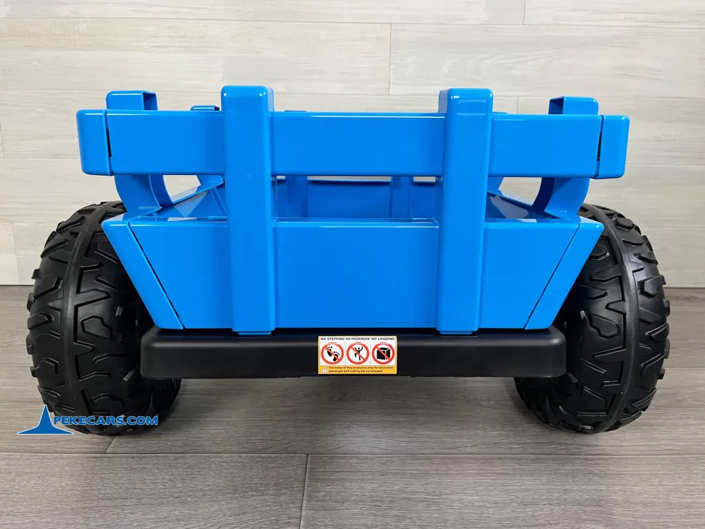 Remolque Tractor Peketrac 5200 Azul Vista Trasera