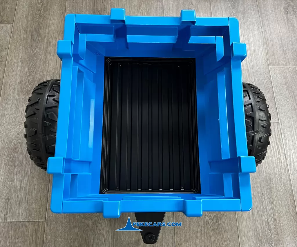 Remolque Tractor Peketrac 5200 Azul Vista Arriba detalle
