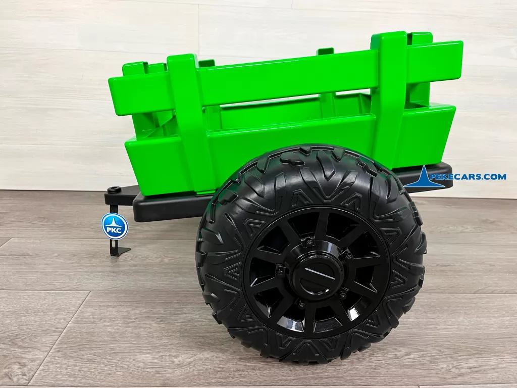 Remolque Tractor Peketrac 5200 Verde vista derecha