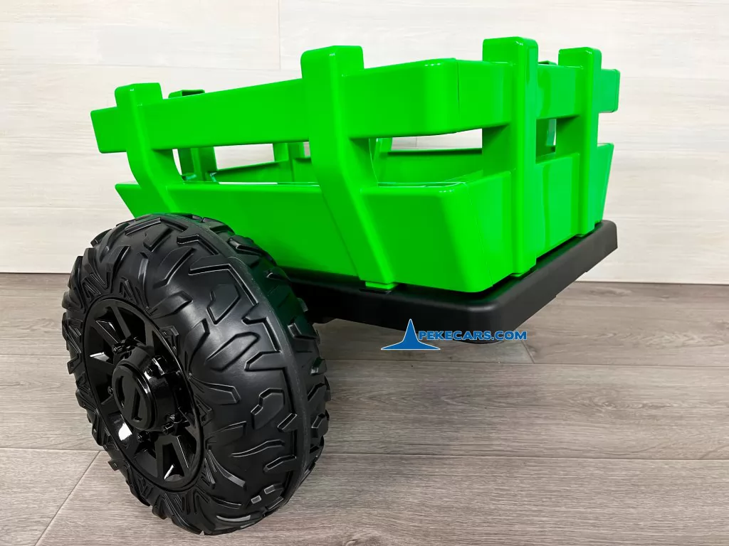 Remolque Tractor Peketrac 5200 Verde vista frente