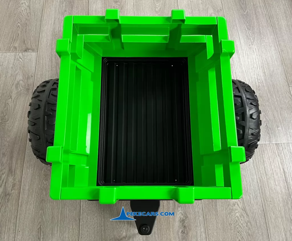 Remolque Tractor Peketrac 5200 Verde vista arriba