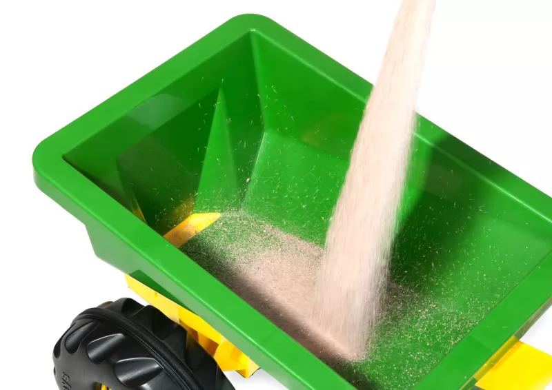 Remolque Streumax John Deere bandeja de arena