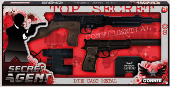 Estuche Agente Secreto 8 Tiros