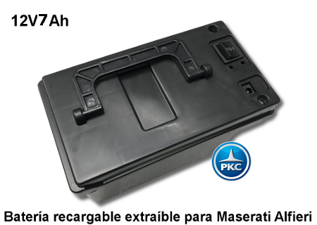 Bateria extraible para maserati alfieri 12v 7ah