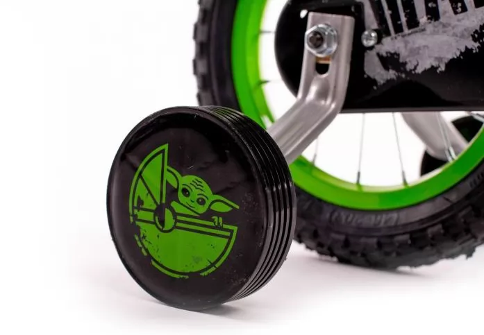 bicicleta con silla para niños star wars 12 acero toimsa - ruedines