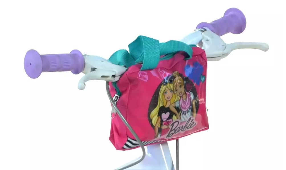 Bicicleta Barbie 14 pulgadas - manillar y cesta