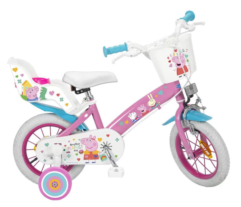 Bicicleta Peppa Pig Rosa 12