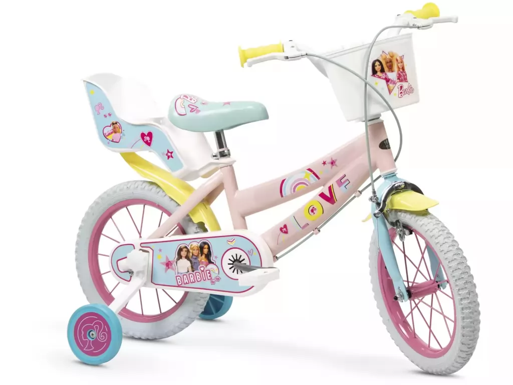 Bicicleta barbie rosa 16 pulgadas