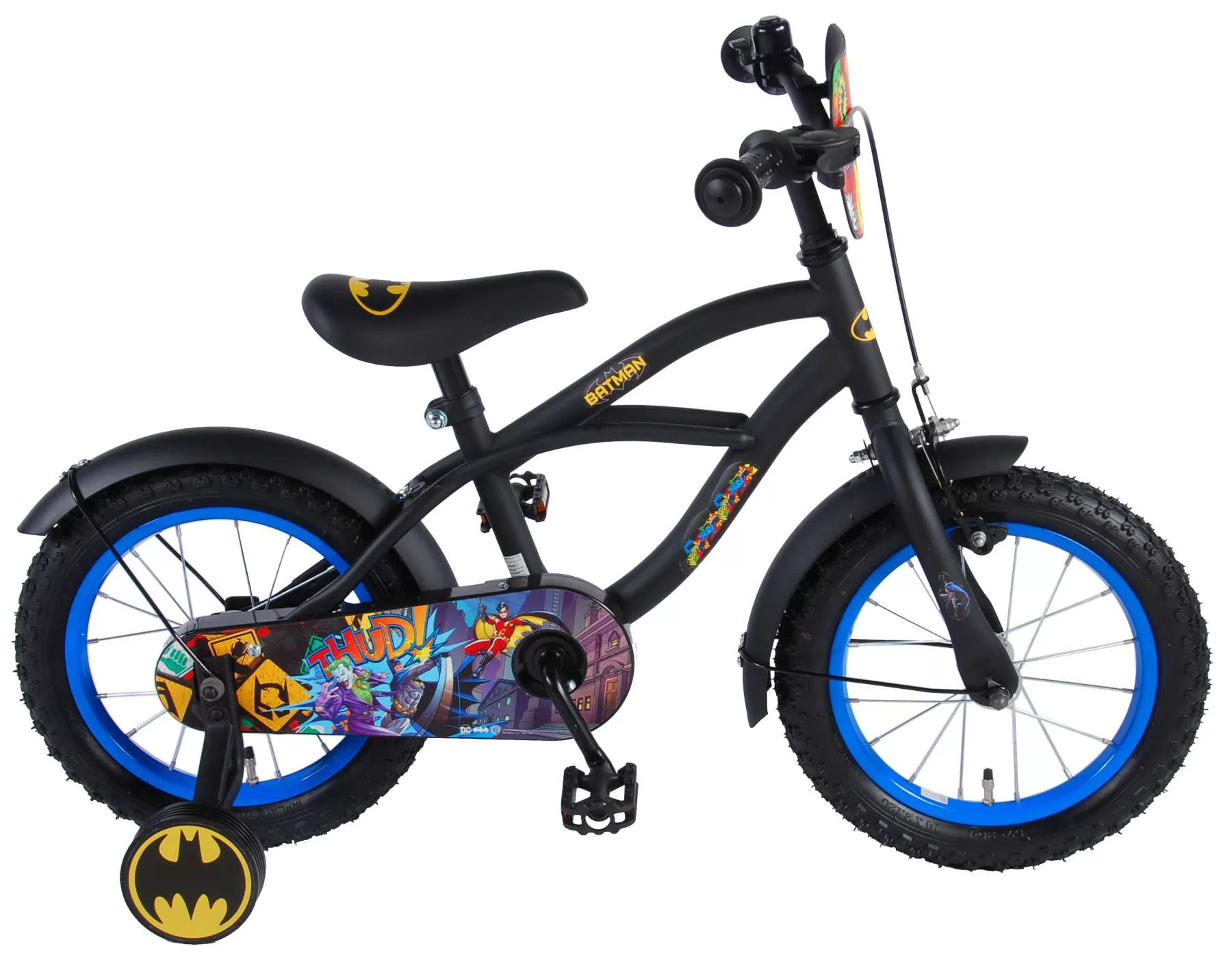 Bicicleta Batman 14 Pulgadas - vista lateral der. 2