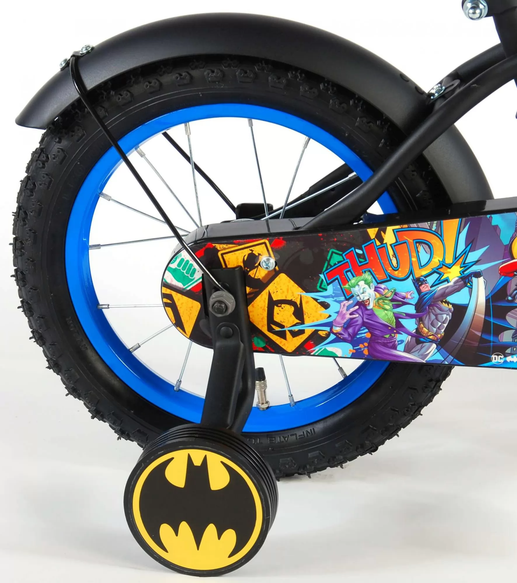 Bicicleta Batman 14 Pulgadas - rueda trasera