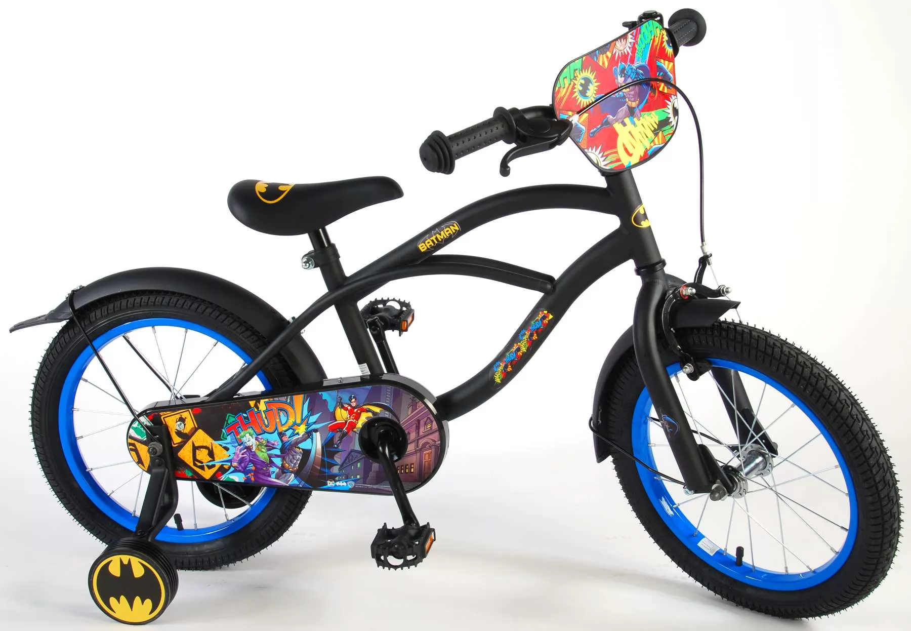 Bicicleta Batman 16 Pulgadas - vista lateral der.