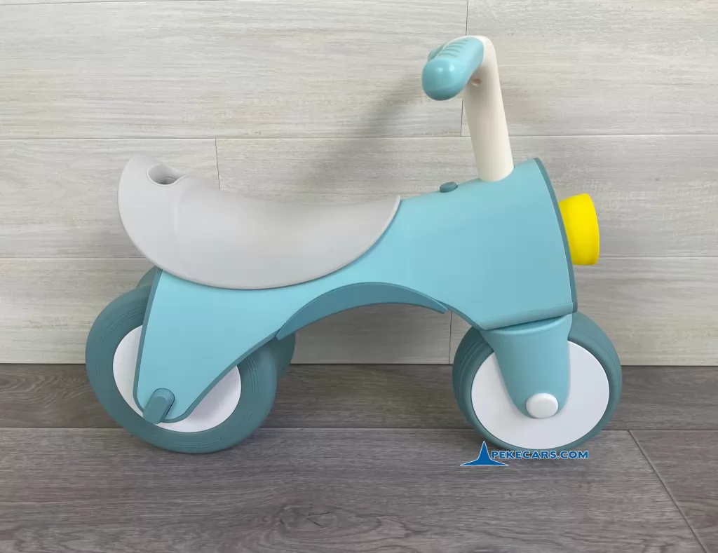 bicicleta con silla para niños evolutiva pekecars azul