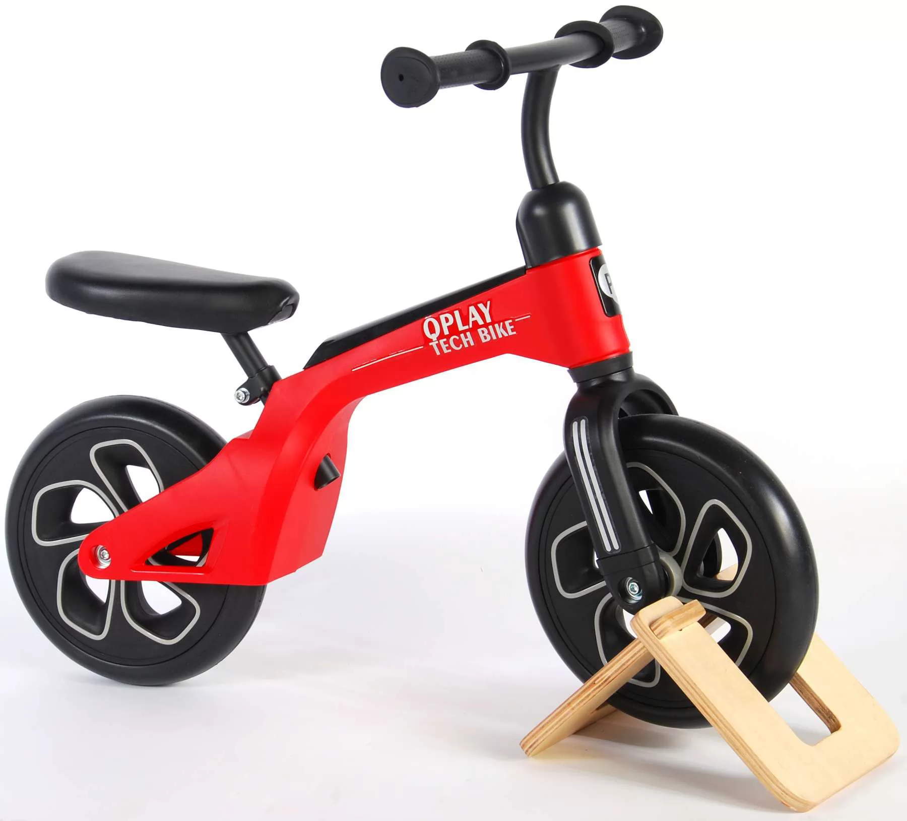 Bicicleta evolutiva QPlay Balance 10 pulgadas Roja - vista lateral der.