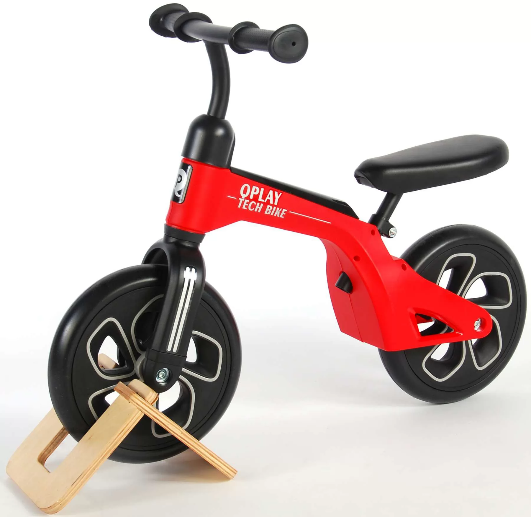 Bicicleta evolutiva QPlay Balance 10 pulgadas Roja - vista lateral izq.