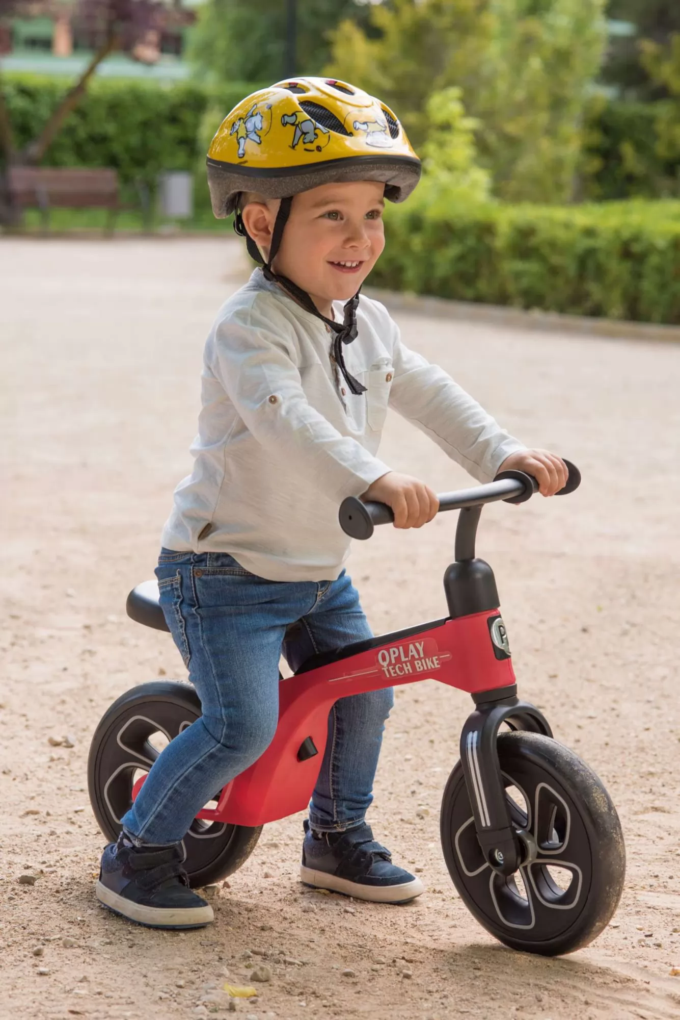Bicicleta evolutiva QPlay Balance 10 pulgadas Roja -