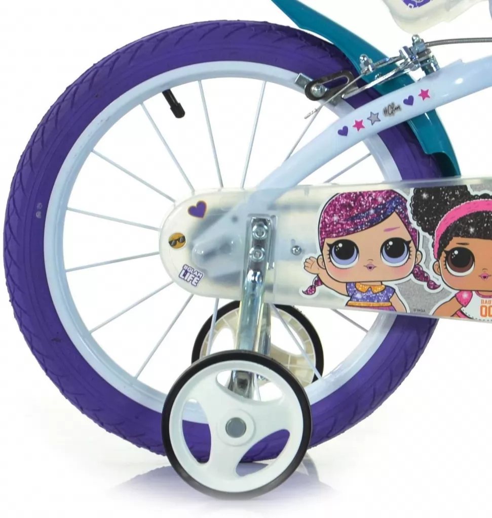Bicicleta LoL Surprise 16 pulgadas - rueda trasera