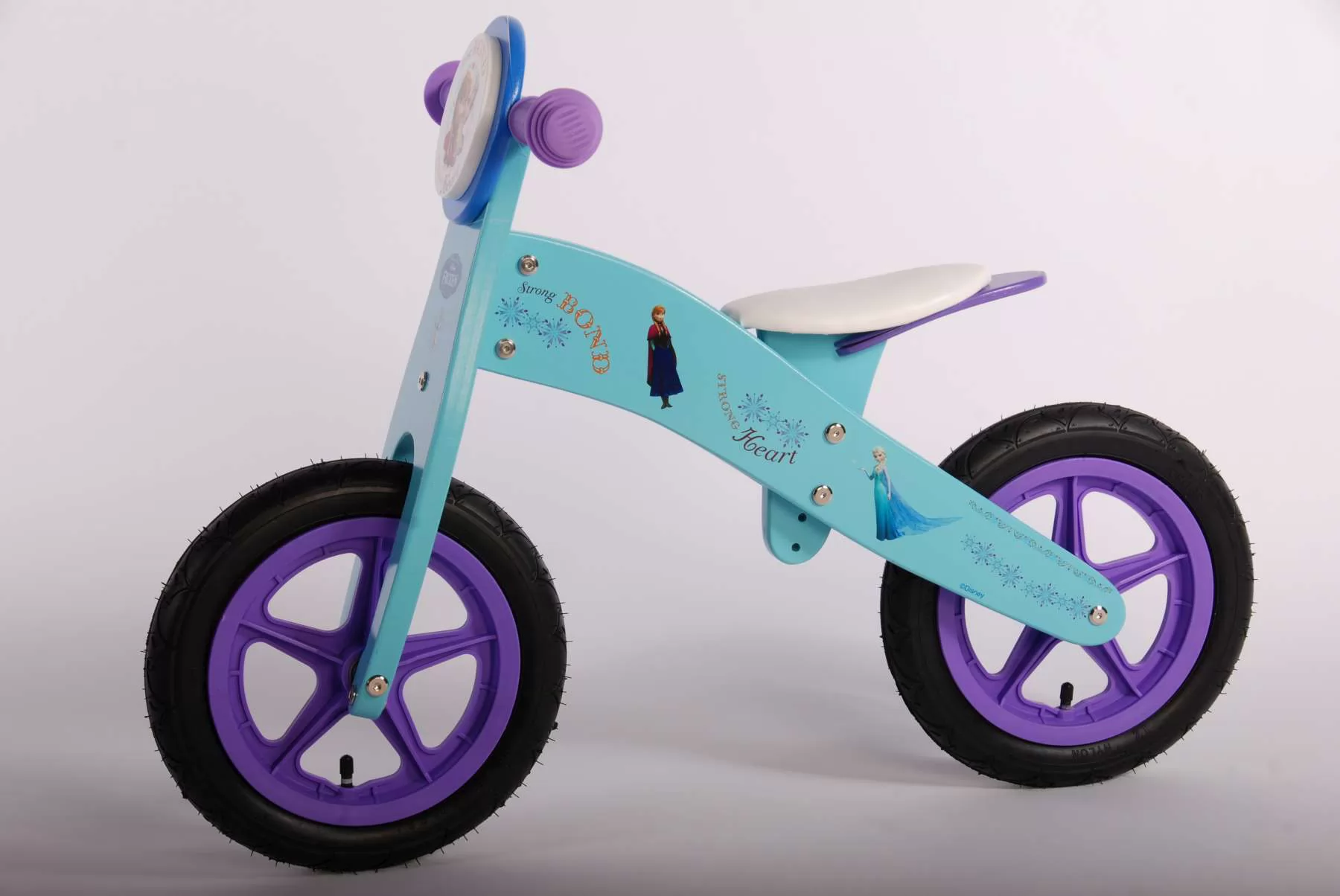 Bicicleta de Madera Frozen 12 Pulgadas - vista lateral izq. 2