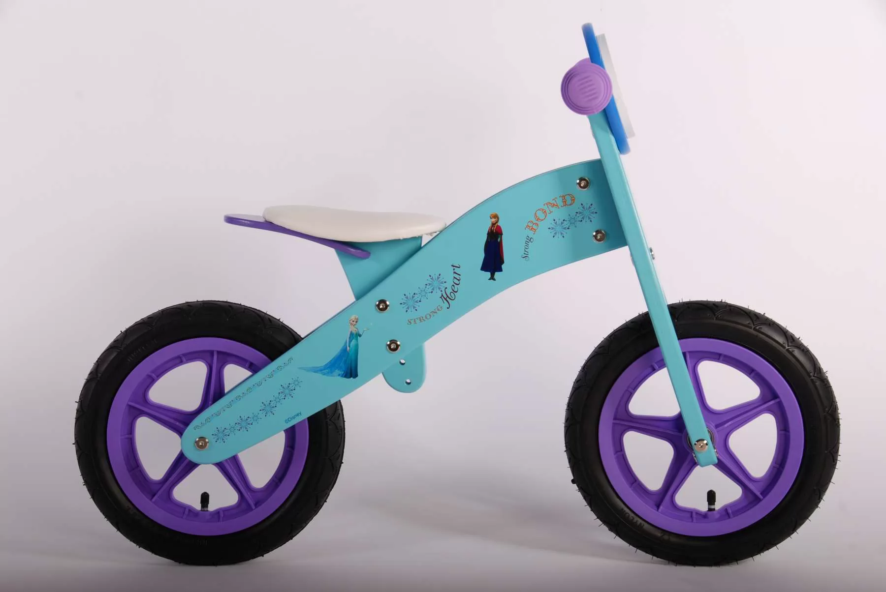 Bicicleta de Madera Frozen 12 Pulgadas - vista latera der.