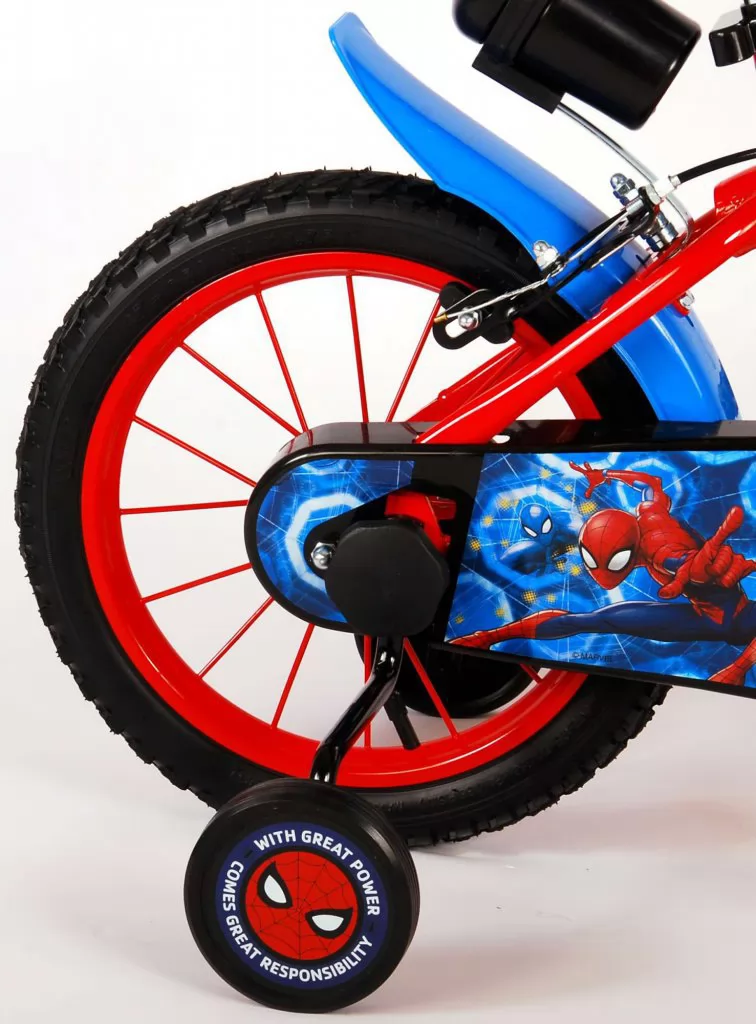 Bicicleta Spiderman 14 Pulgadas - rueda trasera
