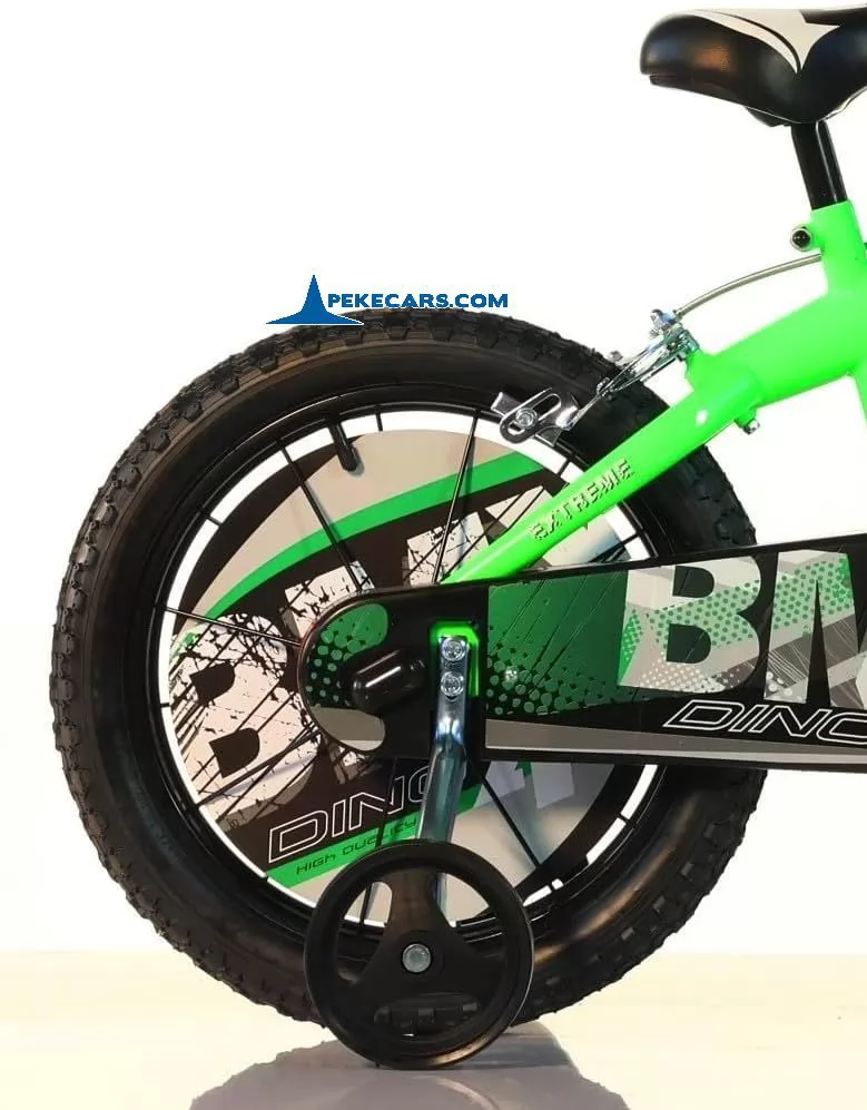 bicicleta para niños de 4 a 7 años bmx 14 pulgadas verde