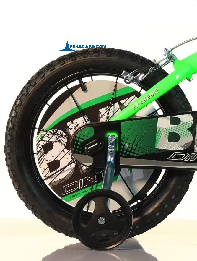 bicicleta para niños de 4 a 7 años bmx 14 pulgadas verde