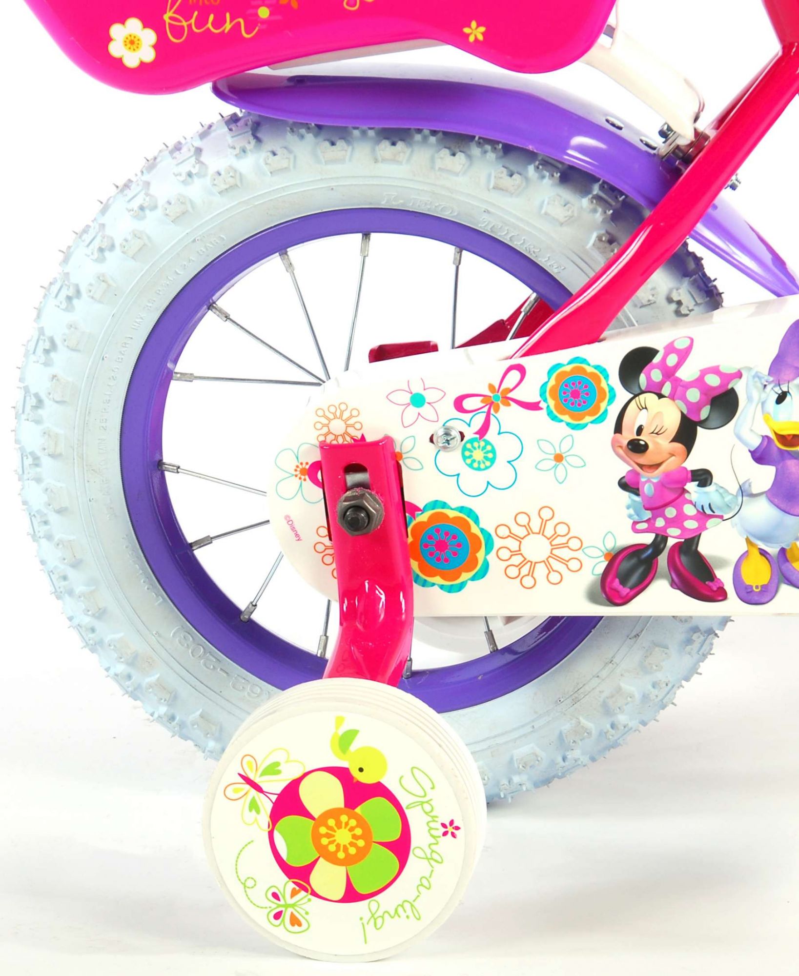 Bicicleta Minnie Bow-Tique 12 pulgadas - rueda trasera