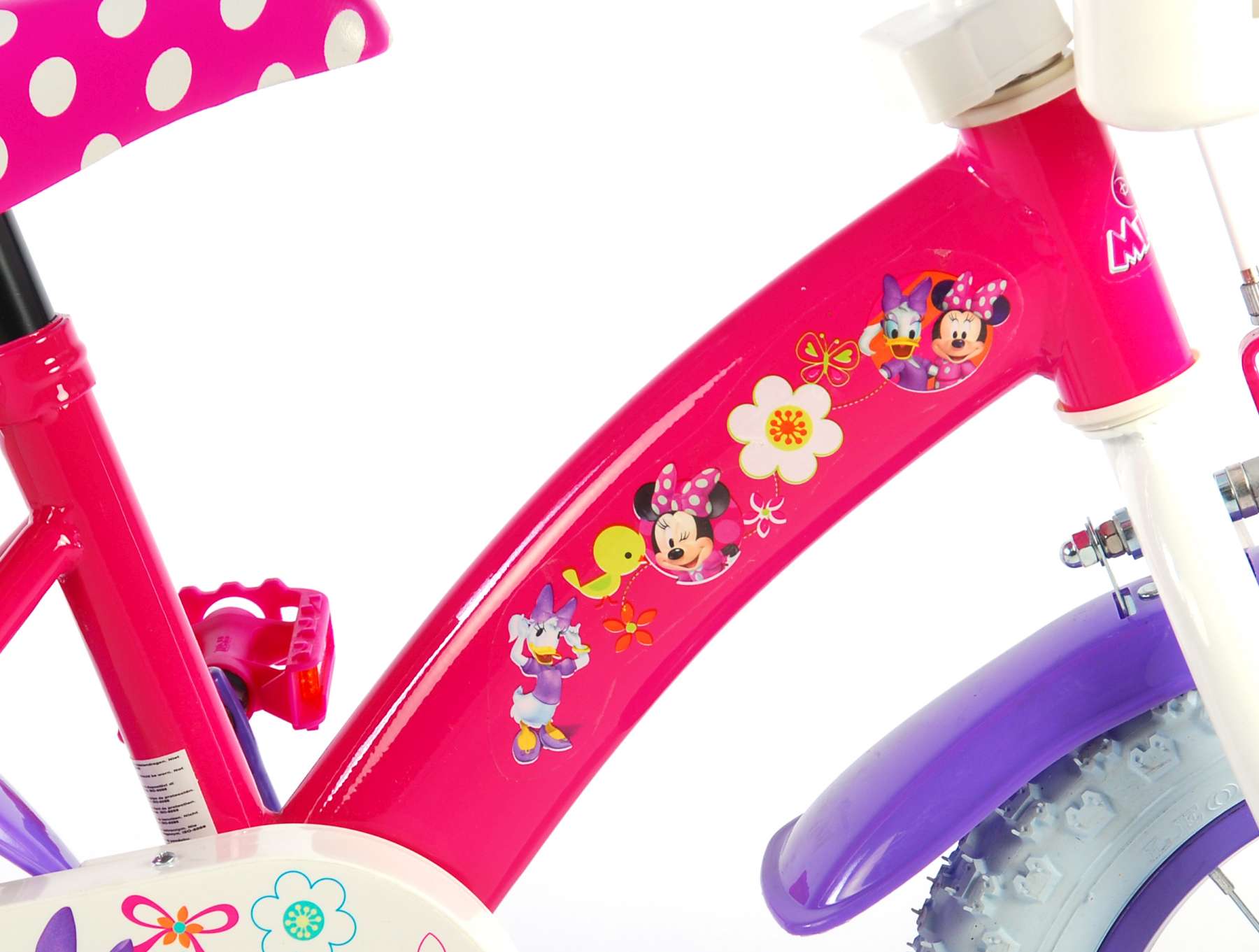 Bicicleta Minnie Bow-Tique 12 pulgadas - base