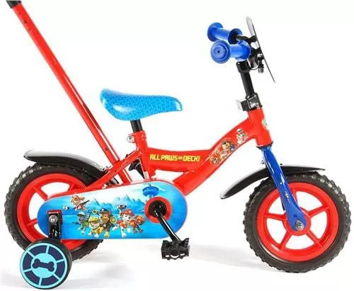 Bicicleta Patrulla Canina 10 Pulgadas - vista lateral