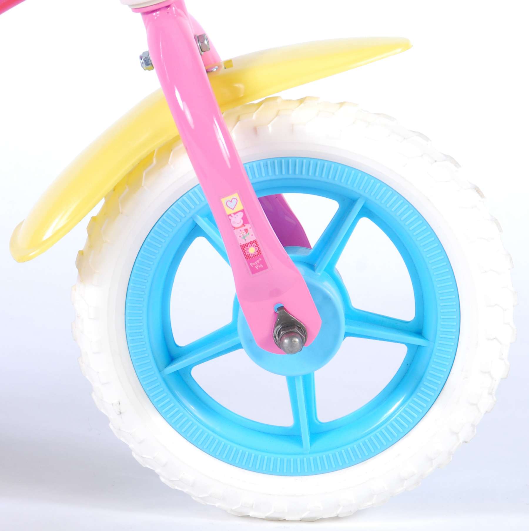 Bicicleta Peppa Pig 10 Pulgadas - rueda delantera