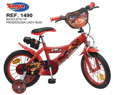 BICICLETA PRODIGIOSA LADY BUG 14