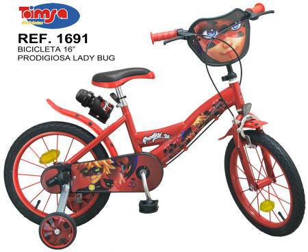 BICICLETA LA PRODIGIOSA LADY BUG 16