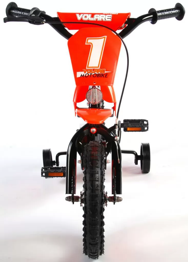 Bicicleta Motorbike de 16 pulgadas Naranja - frontal