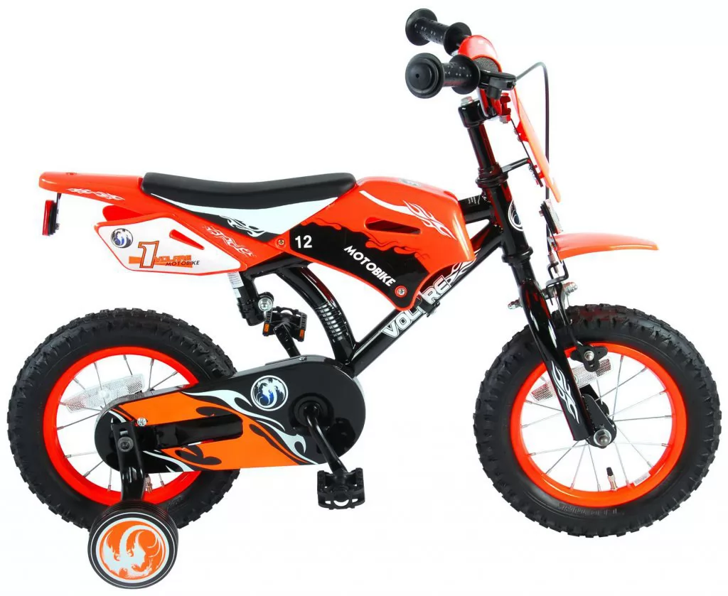 Bicicleta Motorbike de 16 pulgadas Naranja