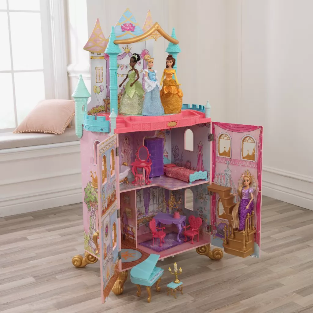 Kidkraft Casa de Muñecas Disney Princess Dance and Dream - abierta