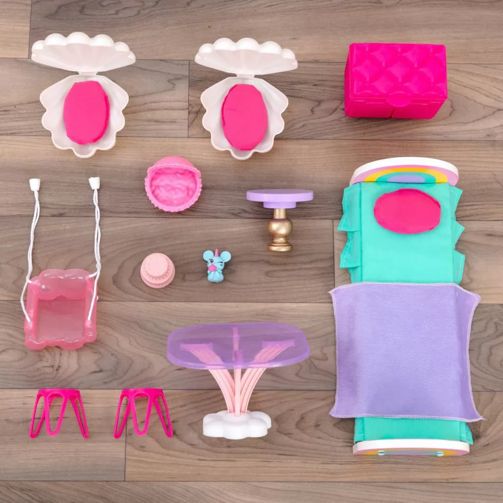 Kidkraft Casa de Muñecas Sirenas y Unicornios - accesorios