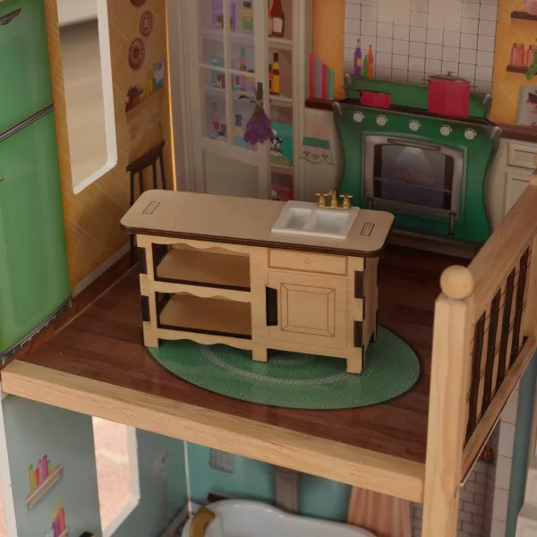 Detalle de cocina kidkraft casa charlotte 65956