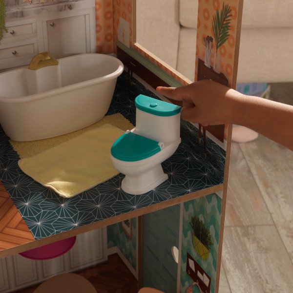 Detalle baño de kidkraft casa dotttie 65965