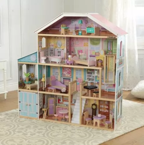 kidkraft casa de muñecas gran mansion con vistas 65954