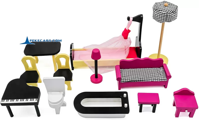 Casa de Muñecas Apartamento Princesa Accesorios