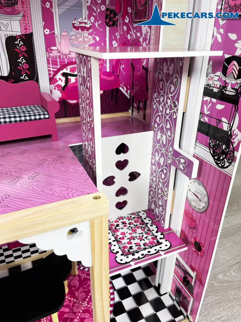 infantil apartamento princesa casa de muñecas de madera