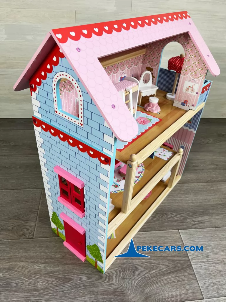 casa de muñecas infantil colores pastel