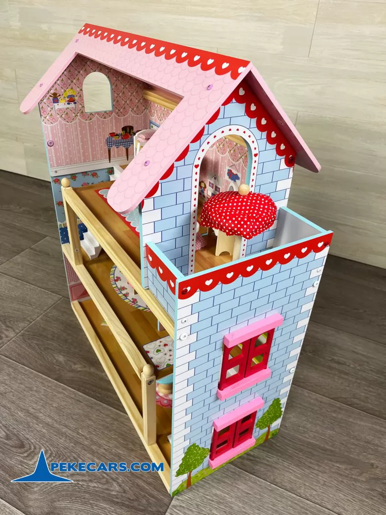 casa de las muñecas infantil colores pastel