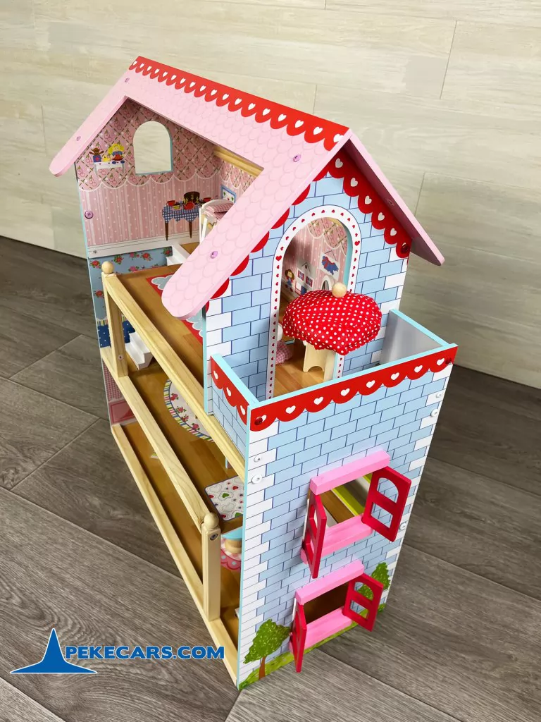 casas de muñecas grandes infantil colores pastel