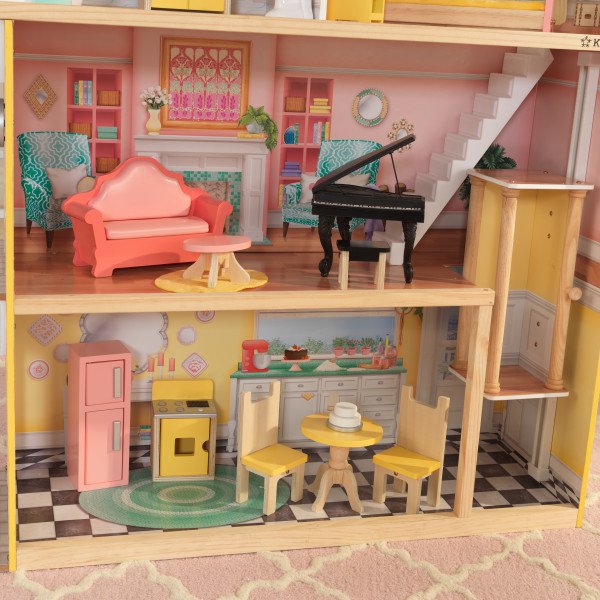 Kidkraft Mansión Lola 65958 - vista cocina y sala