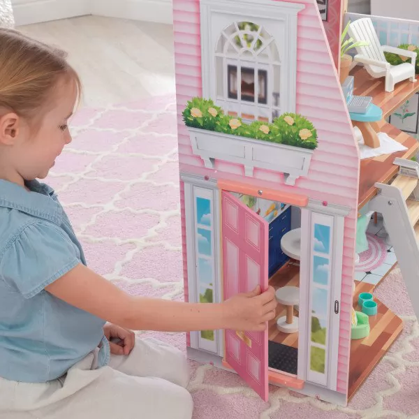 kidkraft casa de muñecas Matilda 65983 - puerta funcional