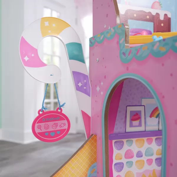 Kidkraft Casa de Muñecas Candy Castle - cartel entrada